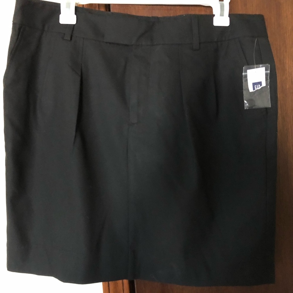 Woman’s black skirt